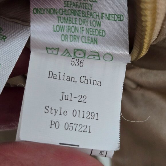 Lilly Pulitzer Size 14 Doria Puffer Down Filled Gold Metallic Winter Coat - Picture 11 of 13